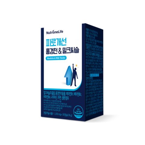 정우성 피로개선 홍경천&밀크씨슬 1박스 1개월분 캡슐 | 뉴트리원