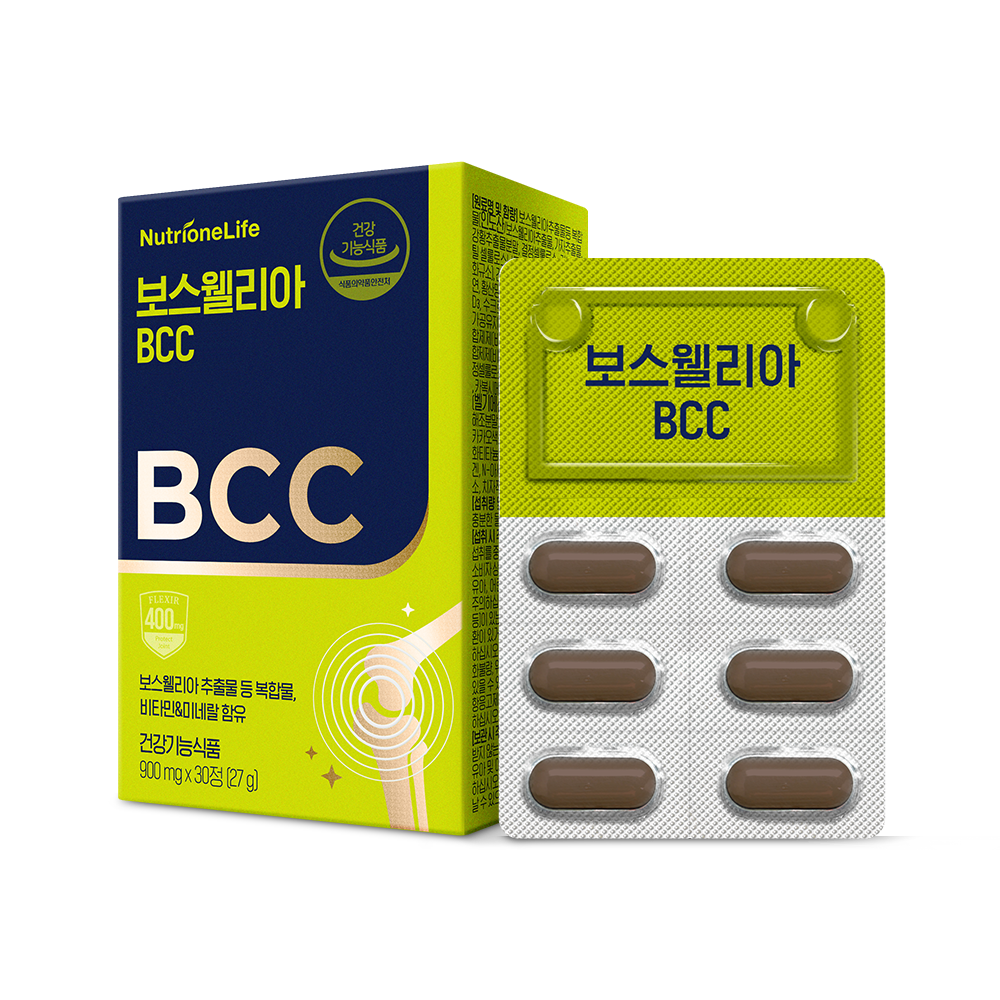 뉴트리원라이프 정우성 보스웰리아 Bcc 관절 연골 건강 영양제 1박스 1개월분 정 | 뉴트리원